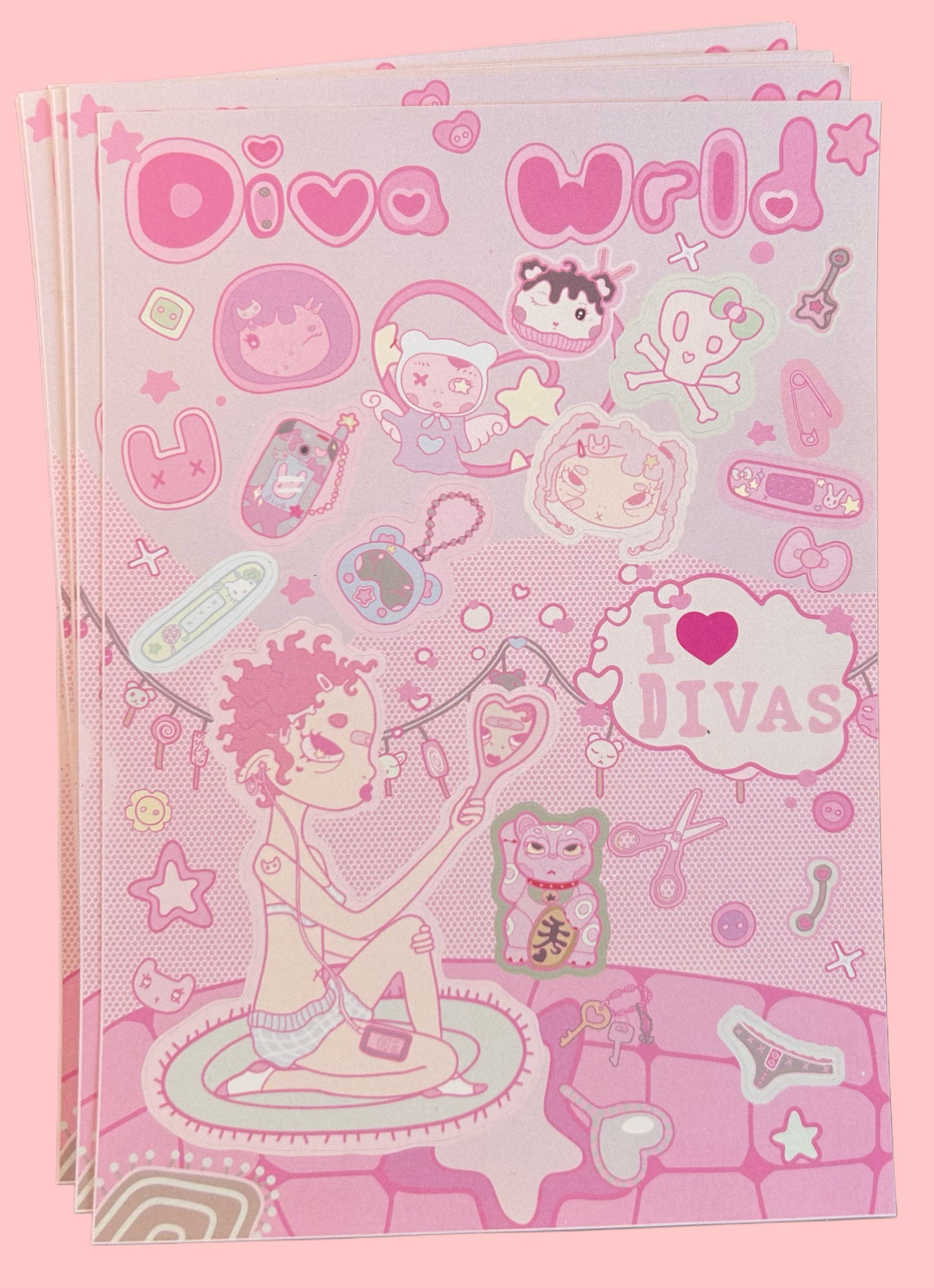 DIVA STICKER SHEET ₊˚⊹♡