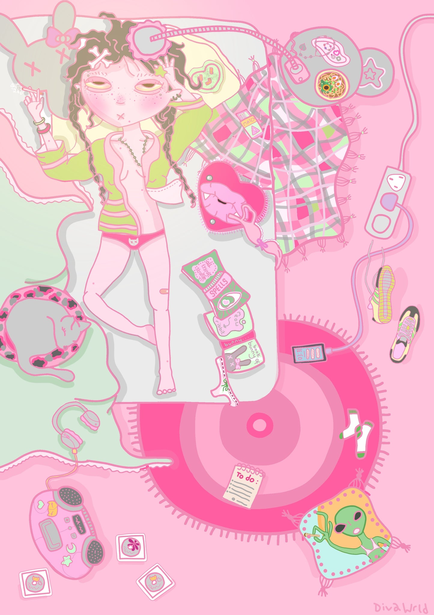 DIVA PRINT - lazy day