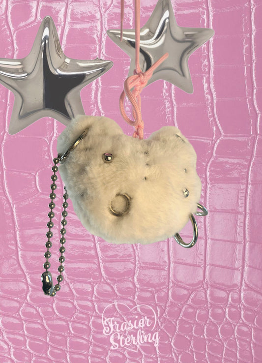 DIVA KEYCHAIN - WHITE